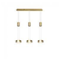 regleta de techo led franklin dimmable 3x9w