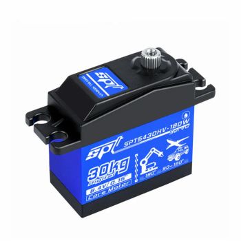 SPT SPT5430HV-180/180W Servo Digital de Engranaje Metálico Impermeable de Alto Par de 30 kg para Avión de Ala Fija / Coc