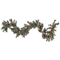 guirnalda de navidad verde material sintetico led 180 cm ramitas decoracion artificial ramitas ajustables tenala