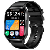 cool delta reloj smartwatch amoled llamadas salud deporte silicona negro