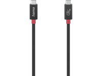 cable usb-c - hama 00200779 usb-c-usb-c 40 gbps 240w 8k 1m negro