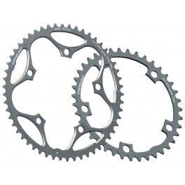Stronglight Plato Type Shimano/sram/fsa Aluminio 9/10v.exterior 5 Brazos 110 Bcd Plata 46 Dientes