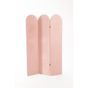 Biombo Miller Terciopelo - Rosa
