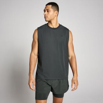 Camiseta de tirantes oversize Cotton Modal para hombre de MP - Negro lavado - S