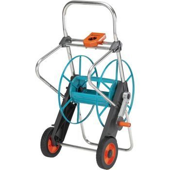 Enrollador De Manguera De Metal Con Ruedas 100 Gardena