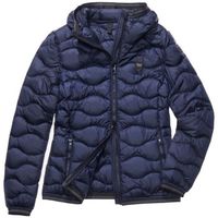 blauer abrigo de plumas q-nol-54840 para mujer