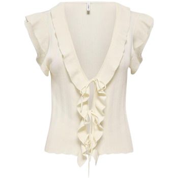 Only Blusa TOP ONLNELLY SL V-NECK STRING MUJER para mujer