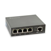 level one gep-0523 switch 5 puertos poe