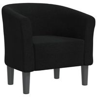 sillon de salon  silla  sillon de tela negra