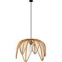 lampara de techo en ratan - estilo boho bali - cardenia natural