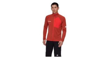Assos x mammut aenergy light fleece rojo