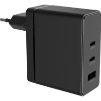 cargador usb hn power 100w 3 puertos usb-c usb-a quick charge