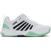 zapatillas kswiss court express 2 clay blanco menta negro mujer