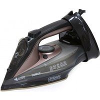 tower t22008rg cordless steam iron - black  rose gold black