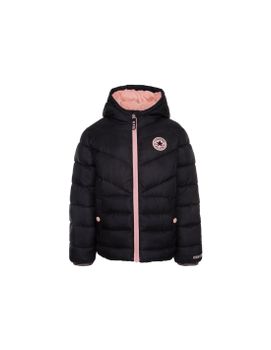 Chaqueta Converse Solid Mdwt Puffer Niña Negro