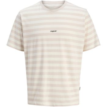 Jack & Jones Camiseta 12274886 JORVESTERBRO NEWTON STRIPE TEE SS CN JNR MOONBEAM para niño