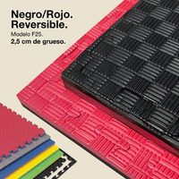 jowy 40 piezas 40 m tatami puzzle 25cm 100x100cm r superficie r5 lineasr rojonegro