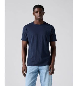 Levi's para hombre. 005GX-0015 Camiseta Original marino (M), Casual, Algodón, Manga corta