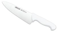 cuchillo cocinero de acero inoxidable nitrum de 200 mm mango blanco