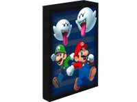 poster - pyramid super mario boo blast con luz led 30x40 cm 3 pilas aa no incluidas