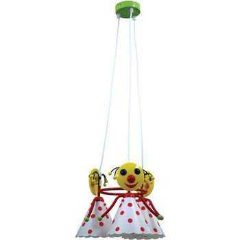 Colgante smile 3xe14 al.reg.xd.34cm multi colores