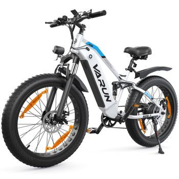 Bicicleta De Montaña Eléctrica Varun S26-1, Neumáticos Anchos De 26