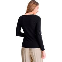lisca camiseta manga larga camiseta de manga larga lace para mujer