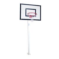 juego canastas minibasket deluxe monotubo tubo 100 fjas con base para anclaje - sin tablero ni aro