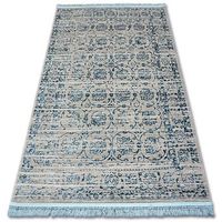 alfombra acrilica manyas 193aa franjas grisazul 80x300 cm