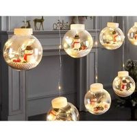 10 guirnaldas de luces solares led ralimentacion solarrluces de hadas para exteriores e interiores decoracion navidena muneco de nieve de navidad