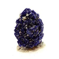 chessylite - pierre natural de francia chessy -les -mines - cristal de azurita raro y multicolor  1704 ct - certificado de autenticidad incluido 