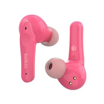 Auriculares Belkin Soundform Nano inalámbricos Bluetooth para llamadas y música rosa