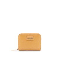 cartera efecto piel con estampado integral tan