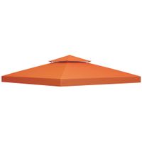 outsunny techo de reemplazo 3x3 metros para carpa pabellon toldo eventos y bodas rojo   aosom espana