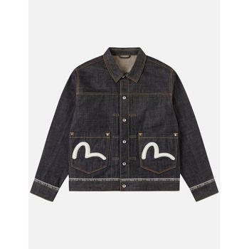 Evisu Cazadora vaquera 2ESHTM6DJ1001 HT LOGO SELVEDGE DENIM JAC-INDX RAW INDIGO para hombre