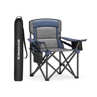 silla plegable acolchada para actividades al aire libre azul marino