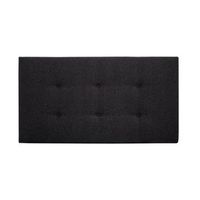 cabecero poliester botones negro 90x80cm - cama 8090