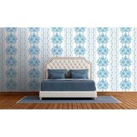 fotomural vinilo zen columna flor azul 400 x 300 cm