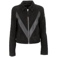 superdry cazadora de cuero veste gig en cuir para mujer