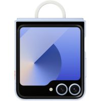 samsung clear gadget case funda transparente con anillo para galaxy z flip6
