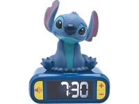 despertador - lexibook stitch pantalla lcd retroiluminada 6 tonos azul
