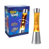 lampara de lava amarilla  lampara de noche  lampara de mesa