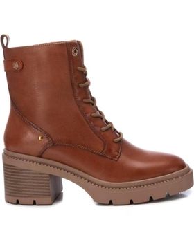 de CARMELA BOTINES DE CORDONES CARMELA 161914 MARRONES CON TACÓN TRACK MARRóN