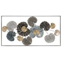 panneau decoratif 3d en metal multicolore cm 1345x8x685