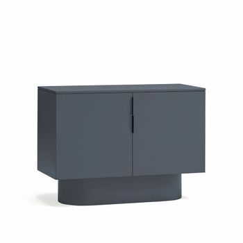 Cómoda 2 puertas gris antracita