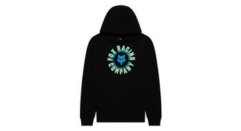 Sudadera con capucha fox beam junior negra para ninos