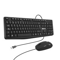 pccom essential mk20 combo teclado  raton con copilot negro