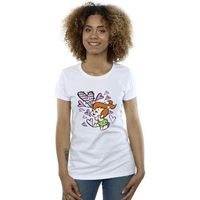 the flintstones camiseta love love love para mujer