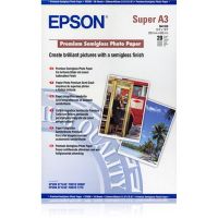 papel fotografico epson premium semigloss a3 250 gm 20 hojas