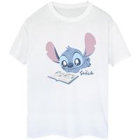 disney camiseta reading lying down para mujer